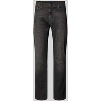HECHTER PARIS Regular Fit Jeans mit Eingrifftaschen Modell 'BELFORT' in Graphit, Größe 32/30 von HECHTER PARIS