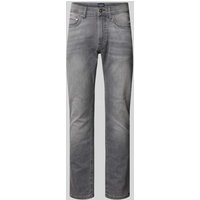 HECHTER PARIS Regular Fit Jeans mit Eingrifftaschen Modell 'BELFORT' in Mittelgrau, Größe 31/32 von HECHTER PARIS