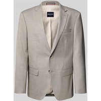 HECHTER PARIS Slim Fit 2-Knopf-Sakko mit Pattentaschen Modell 'H-Xtension' in Hellgrau, Größe 30 von HECHTER PARIS