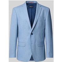 HECHTER PARIS Slim Fit 2-Knopf-Sakko mit Pattentaschen Modell 'H-Xtension' in Hellblau, Größe 110 von HECHTER PARIS