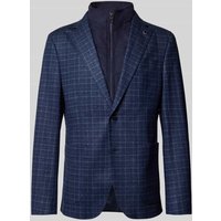 HECHTER PARIS Slim Fit Sakko im 2-in-1-Look in Marine, Größe 28 von HECHTER PARIS