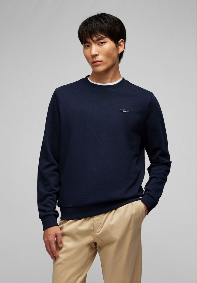 HECHTER PARIS Sweatshirt Sweatshirt (1-tlg) im unifarbenen Design von HECHTER PARIS