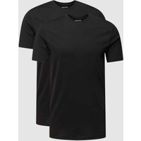 HECHTER PARIS T-Shirt mit V-Ausschnitt in Black, Größe XXL von HECHTER PARIS