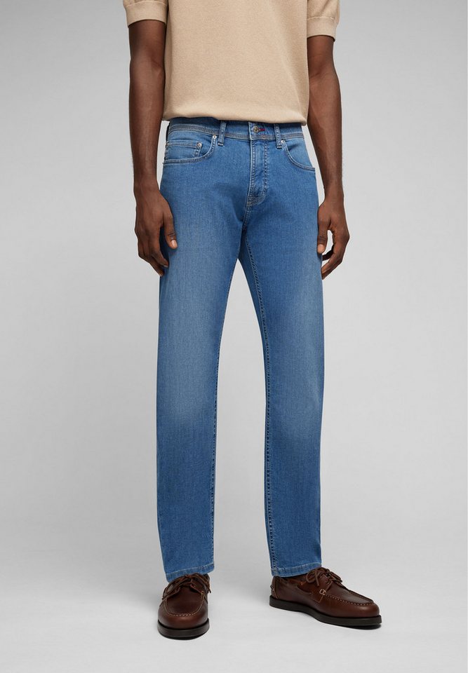 HECHTER PARIS Tapered-fit-Jeans aus Baumwoll-Elasthan-Mix von HECHTER PARIS