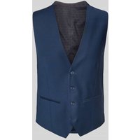 HECHTER PARIS Weste mit V-Ausschnitt und Leistentaschen in Blau, Größe 54 von HECHTER PARIS