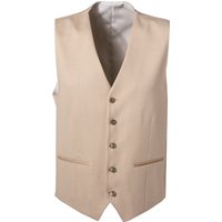 HECHTER PARIS Herren Weste beige Schurwoll-Stretch von HECHTER PARIS