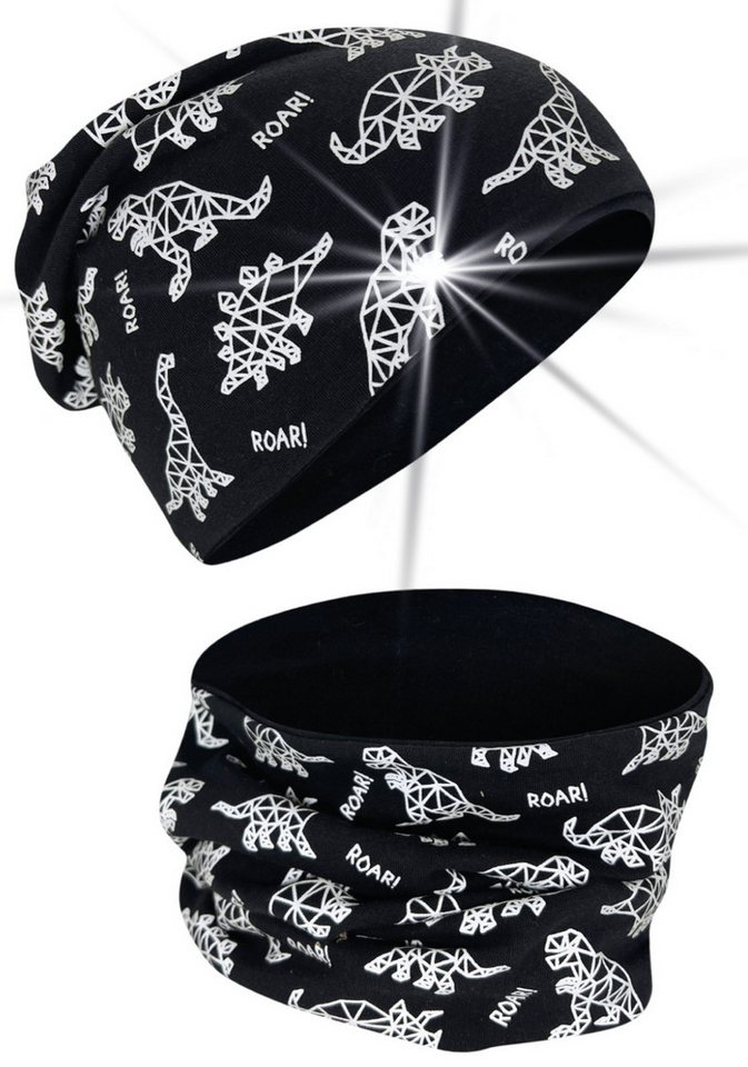 HECKBO Beanie 360° Reflektor Kinder Beanie Mütze & Loop Schal Set HECKBO Beanie 360° Reflektor Kinder Beanie Mütze & Loop Schal Set von HECKBO