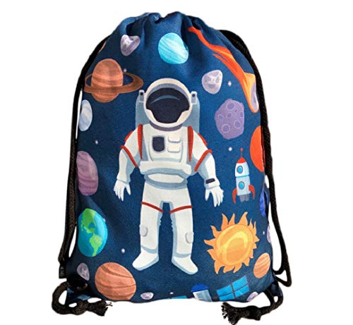 HECKBO Mädchen Jungen Kinder Turnbeutel - Astronaut Weltraum- für z.B. Sportkleidung & Trinkflasche - Kindergarten, Schule & Freizeit - Rucksack, Tasche, Sportrucksack, Sportbeutel, Gym HECKBO Mädchen Jungen Kinder Turnbeutel - Astronaut Weltraum- für z.B. Sportkleidung & Trinkflasche - Kindergarten, Schule & Freizeit - Rucksack, Tasche, Sportrucksack, Sportbeutel, Gym von HECKBO