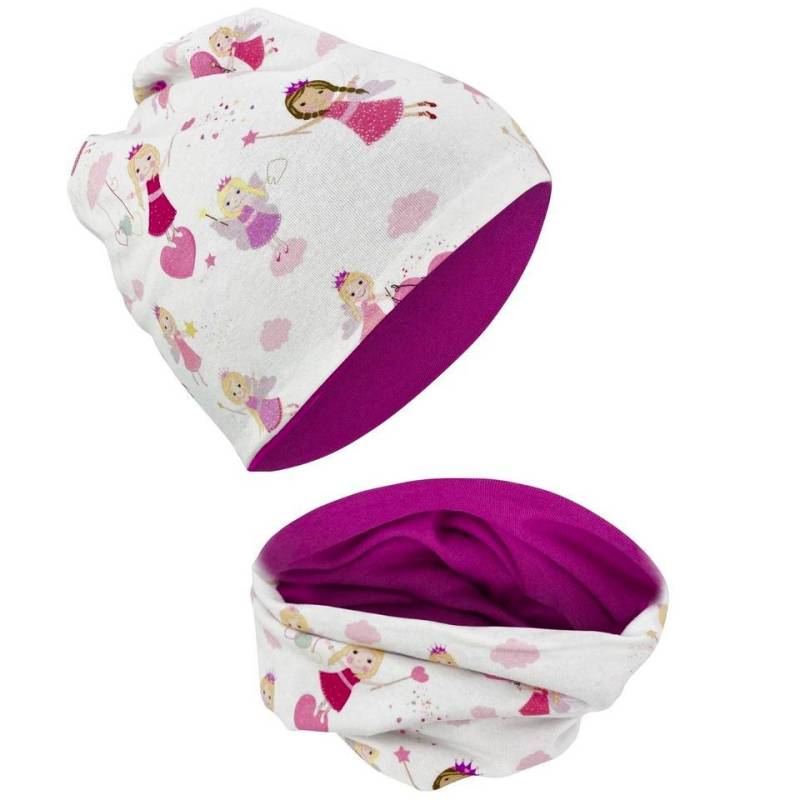 HECKBO Mütze & Schal Kinder Mütze & Loop-Schal Set Feen von HECKBO