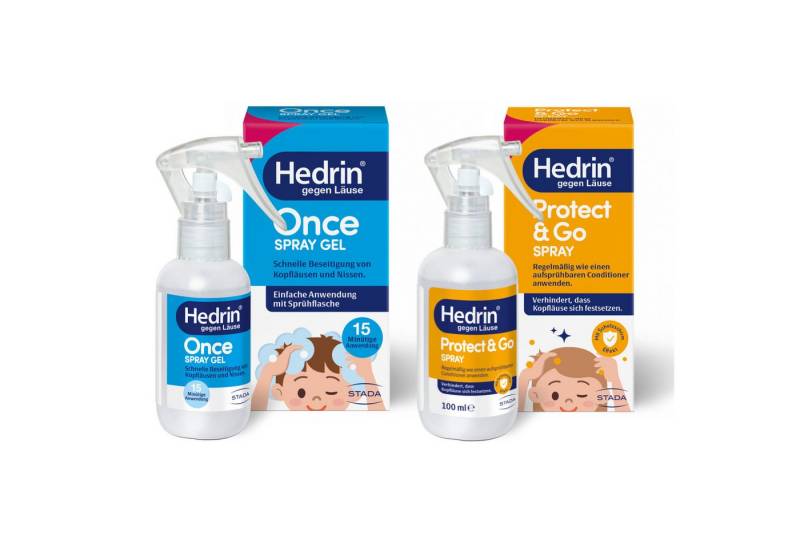 HEDRIN® Körperpflegemittel Vorteilspack (1 ONCE Spray Gel + 1 Protect & Go Spray), 2-tlg. von HEDRIN®