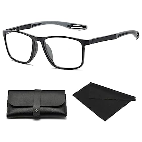 Herren Sport Ultraleicht Anti-Blaulicht Presbyopie Brille Sport Radfahren Lesebrille Dual Focus Lesebrille, Schwarz , 3.5 x Herren Sport Ultraleicht Anti-Blaulicht Presbyopie Brille Sport Radfahren Lesebrille Dual Focus Lesebrille, Schwarz , 3.5 x von HEDUSA