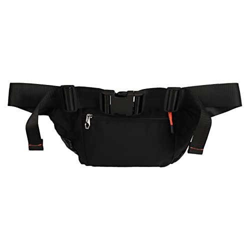 Herren-Hüfttasche, Sport-Umhängetasche, Wasserdicht, Leicht, Mehrere Taschen für Outdoor-Radfahren (Schwarz) von HEEPDD