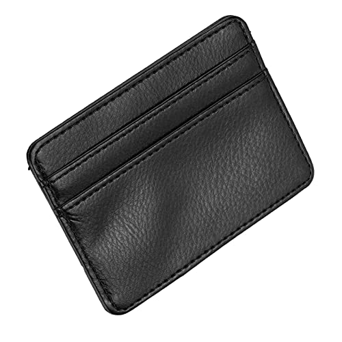 Kartenetui, langlebig, praktisch, minimalistisch, Leder, Vordertasche, Geldbörse für Männer und Frauen, mit Ausweisfenster, blockierend, schlankes Design, schlankes Design, Kartenhalter, Kartenetui, langlebig, praktisch, minimalistisch, Leder, Vordertasche, Geldbörse für Männer und Frauen, mit Ausweisfenster, blockierend, schlankes Design, schlankes Design, Kartenhalter, von HEEPDD