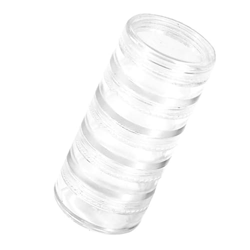 Runde transparente Schmuckschatulle, Schmuck-Organizer-Box mit mehreren Fächern für Ohrringe, Ringe und Make-up-Pinsel, passt perfekt in Gepäck oder Handtasche, ideal für Reisen, Familie Runde transparente Schmuckschatulle, Schmuck-Organizer-Box mit mehreren Fächern für Ohrringe, Ringe und Make-up-Pinsel, passt perfekt in Gepäck oder Handtasche, ideal für Reisen, Familie von HEEPDD