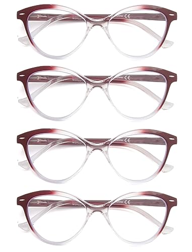 HEEYYOK Lesebrille Damen Blumen/Blumenmuster Katzenauge Lesebrillen +2.75 Bequeme Bunte Leichte Fassung HEEYYOK Lesebrille Damen Blumen/Blumenmuster Katzenauge Lesebrillen +2.75 Bequeme Bunte Leichte Fassung von HEEYYOK