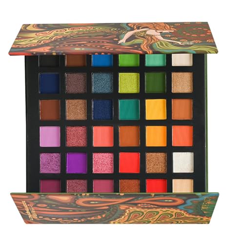 36Color Schattengepresster Pulver Lidschatten Palette Kompakt Tragbares Design Recycelbarer Verpackung Safe Langwaren Tragbare Reisefreundliche Lidschatten 36Color Schattengepresster Pulver Lidschatten Palette Kompakt Tragbares Design Recycelbarer Verpackung Safe Langwaren Tragbare Reisefreundliche Lidschatten von HEEZOU