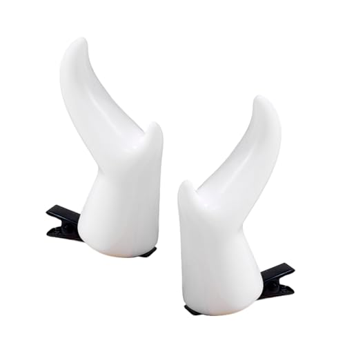 Cosplay Haarnadel Horn Haarspange Anime Elegant 2000er Jahre Trend Geweih Bündel Kopfbedeckung Punk Halloween Cosplay von HEEZOU