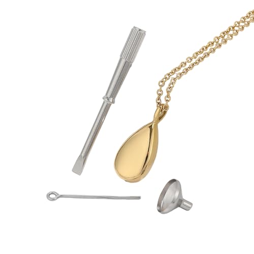 HEEZOU Elegante Tropfenförmige Parfums Fläschchenkette Mit Dichtem Gewinde In Stabilen Edelstahlmaterialien von HEEZOU