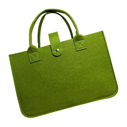 HEEZOU Moderne Filztasche Geräumige Innenraumklapperlagertaschen Lässig Handtasche Strukturiertes Design Arbeit Pendeln Sie Wichtige Aufbewahrung Filzhandtasche Für Frauen von HEEZOU