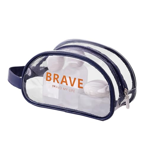 Kosmetischer Beutel Wasserresistentes Toilettenbeutel Reisen Make Up Beutel Fitness Schwimmbeutel Klarer Strandtasche Für Frauen Und Mädchen von HEEZOU