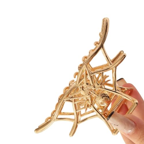 Spinnennetz-Haarspange, modische coole Verzierung, Skelett-Haarspangen, Haarstyling-Werkzeug, Ornamente von HEEZOU