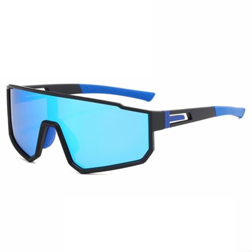 HEIBTENY Outdoor Sport Sonnenbrille, Farbig, Integrierte Polarisierte Sonnenbrille, Outdoor Sport Sonnenschutzbrille Zum Wandern, Radfahren, Laufen(Style B) von HEIBTENY