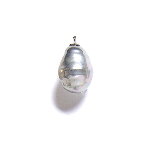 HEIDE HEINZEDORF Einhaenger Paar Perle Grey Big H22E1293.go fuer Creolen von HEIDE HEINZENDORFF