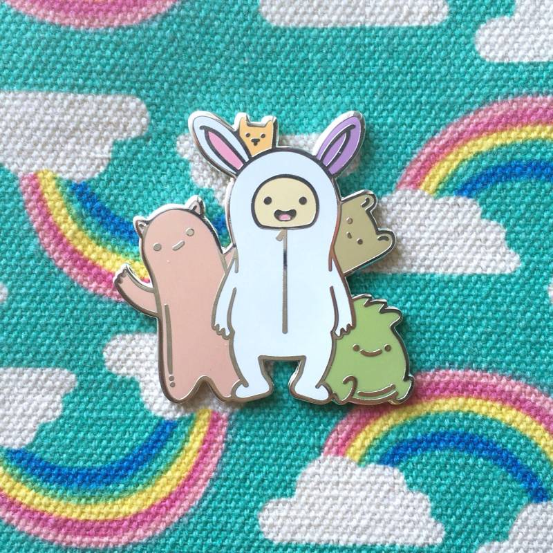 Niedlicher "Freaky Friends" Kawaii Hart -Emaille Pin Niedlicher "Freaky Friends" Kawaii Hart -Emaille Pin von HEIMARBEIT