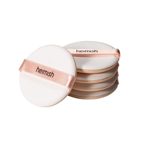 Heimish Artless Rubycell Puff 5 Stück Weiche Kissen Puff, Foundation Kissen Makeup Tool, Abgewinkeltes Design, Flawless Make-up, Nass- und Trockengebrauch von HEIMISH