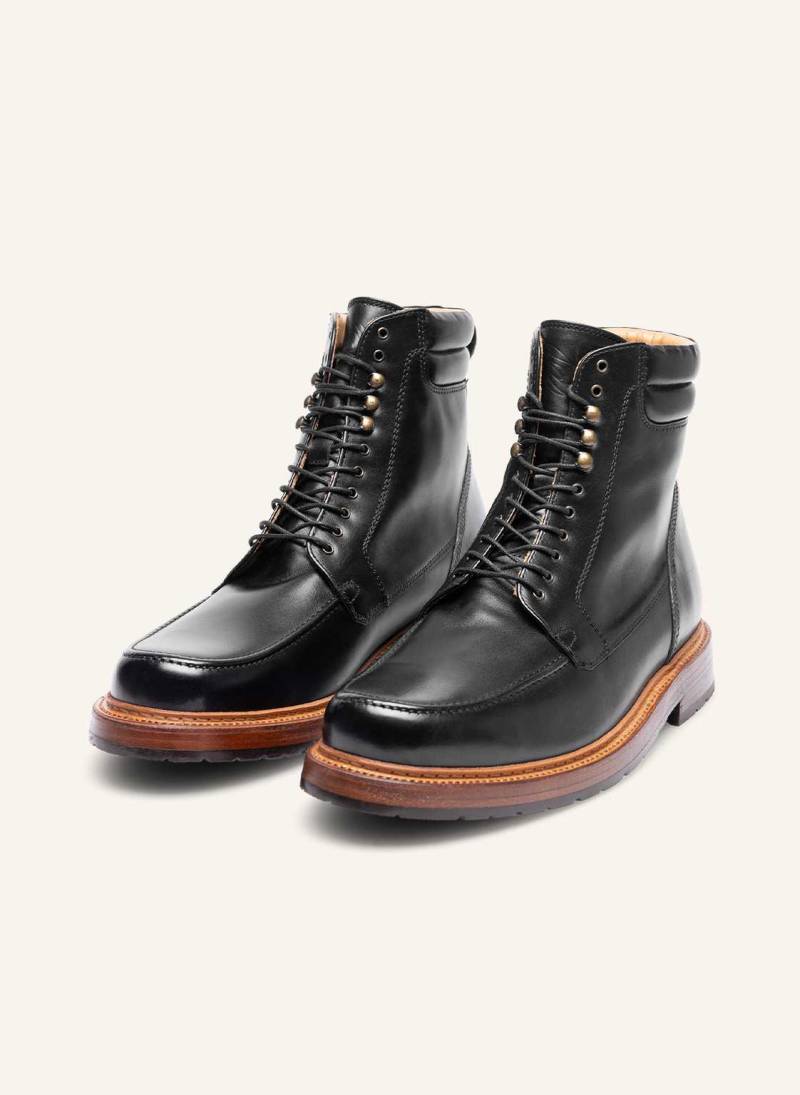 Heinrich Dinkelacker Schnürboots Rio Plain Bc schwarz von HEINRICH DINKELACKER