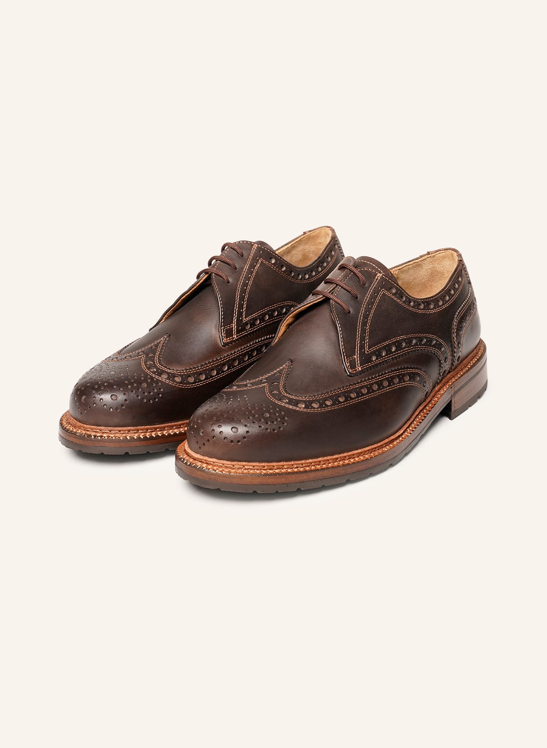 Heinrich Dinkelacker Schnürer Janosh K Full-Brogue H braun von HEINRICH DINKELACKER