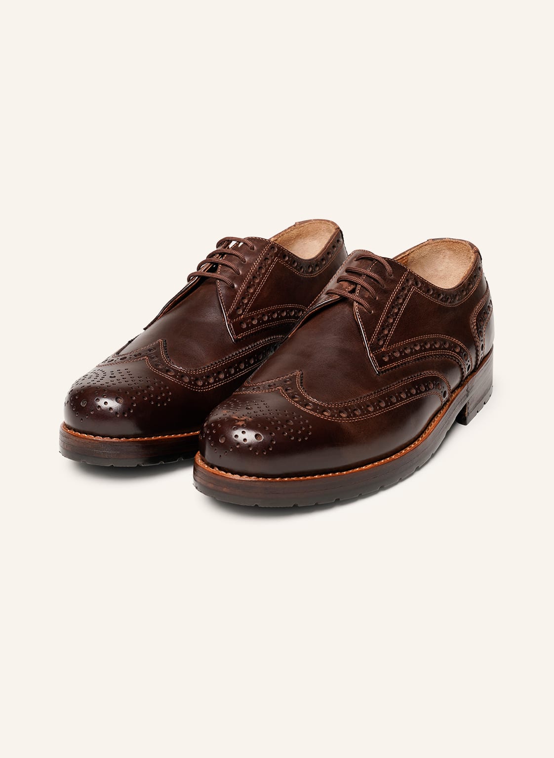 Heinrich Dinkelacker Schnürer Rio Full-Brogue H braun von HEINRICH DINKELACKER