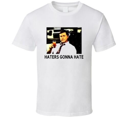 Haters Gonna Hate JR Ewing Dallas Funny Trending Fan T Shirt WhiteSmall von HEIOHL