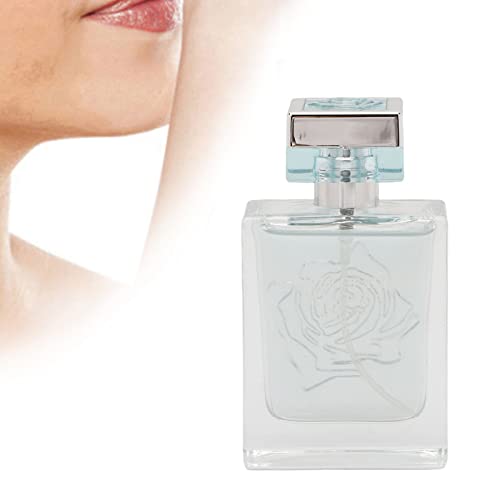 Parfum Femme 50ml Damen Langanhaltender Duft Blau Transparent Leichter Duft Parfüm für Damen Makeup Accessoires von HEITIGN