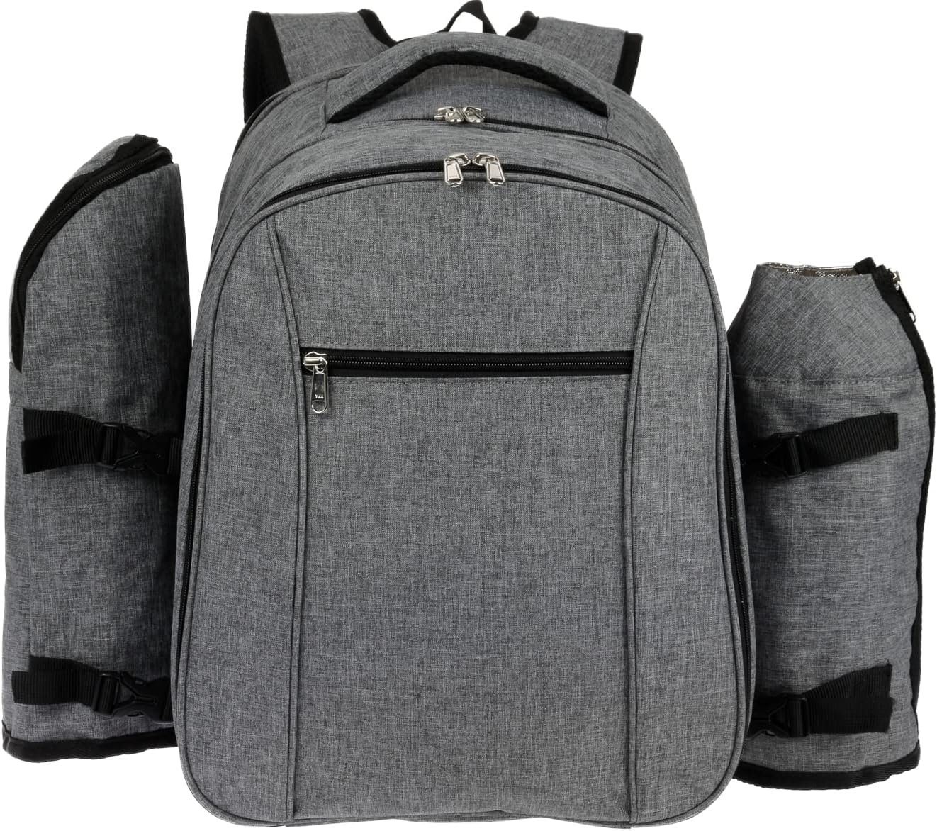 HEKERS Picknickrucksack Premium Picknickrucksack mit isoliertem Kühlfach und Flaschenhaltern HEKERS Picknickrucksack Premium Picknickrucksack mit isoliertem Kühlfach und Flaschenhaltern von HEKERS