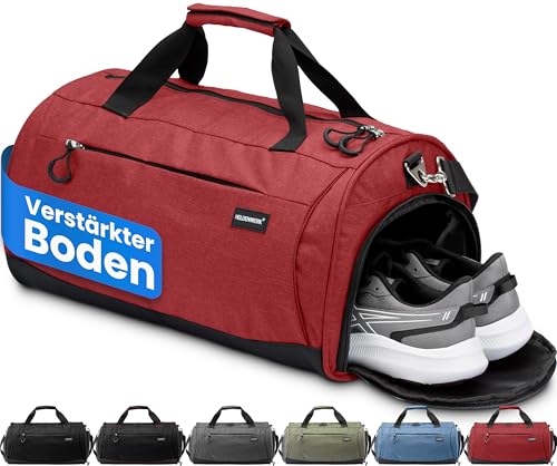 Heldenwerk Sporttasche & Reisetasche für Damen und Herren groß I Trainingstasche mit Schuhfach und Nassfach I ideal als Reisetasche, Gym Bag, Fitness Tasche, Trainings Tasche, Sport Bag von HELDENWERK