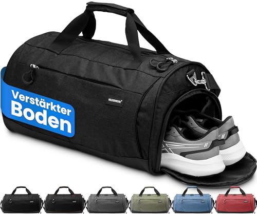Heldenwerk Sporttasche mit Schuhfach und Nassfach I Trainingstasche für Damen und Herren I ideal als Reisetasche, Fitness Tasche, Trainings Tasche oder Sport Bag Heldenwerk Sporttasche mit Schuhfach und Nassfach I Trainingstasche für Damen und Herren I ideal als Reisetasche, Fitness Tasche, Trainings Tasche oder Sport Bag von HELDENWERK
