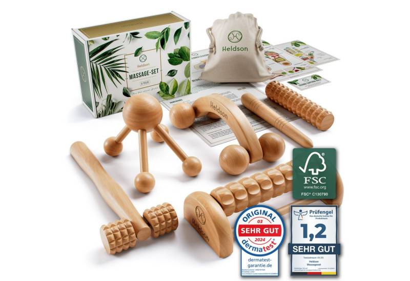 HELDSON Massageroller Massage Set, Perfekt zu jedem Anlass - Geburtstag, Weihnachten! von HELDSON