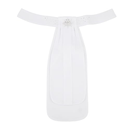 HELEVIA Erwachsene Reitkrawatte, Elegante Reitkrawatten -Krawattenkragenausrüstung für Equestrian -Wettbewerbe Events (S) von HELEVIA