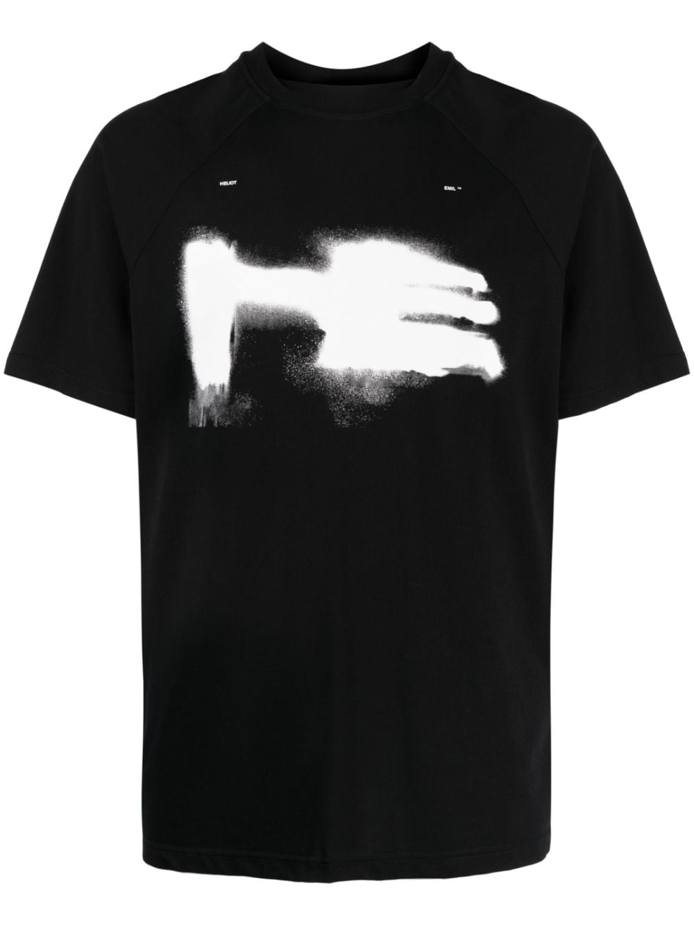 HELIOT EMIL T-Shirt mit Graffiti-Print - Schwarz von HELIOT EMIL