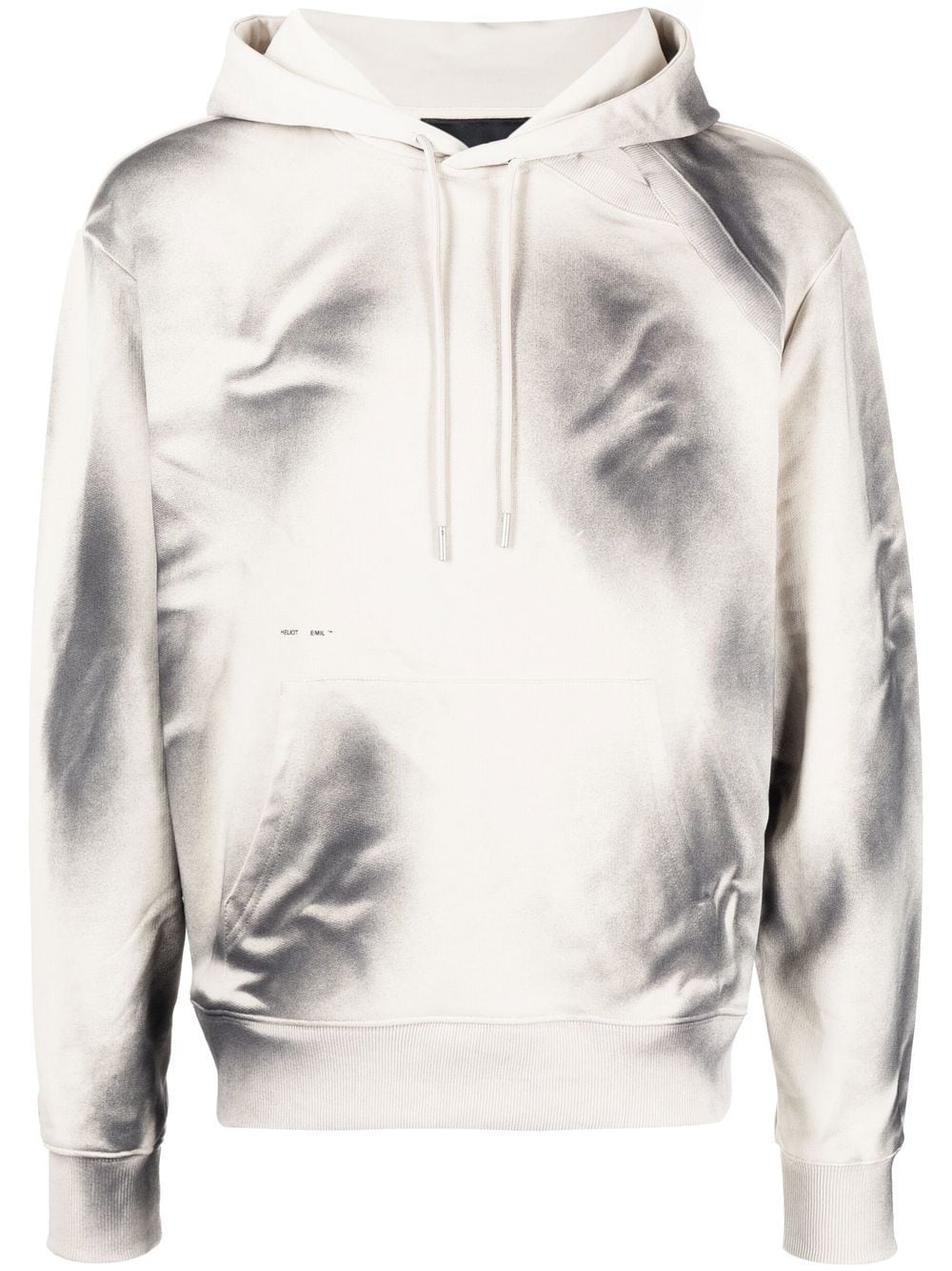 HELIOT EMIL Hoodie mit abstraktem Print - Braun von HELIOT EMIL