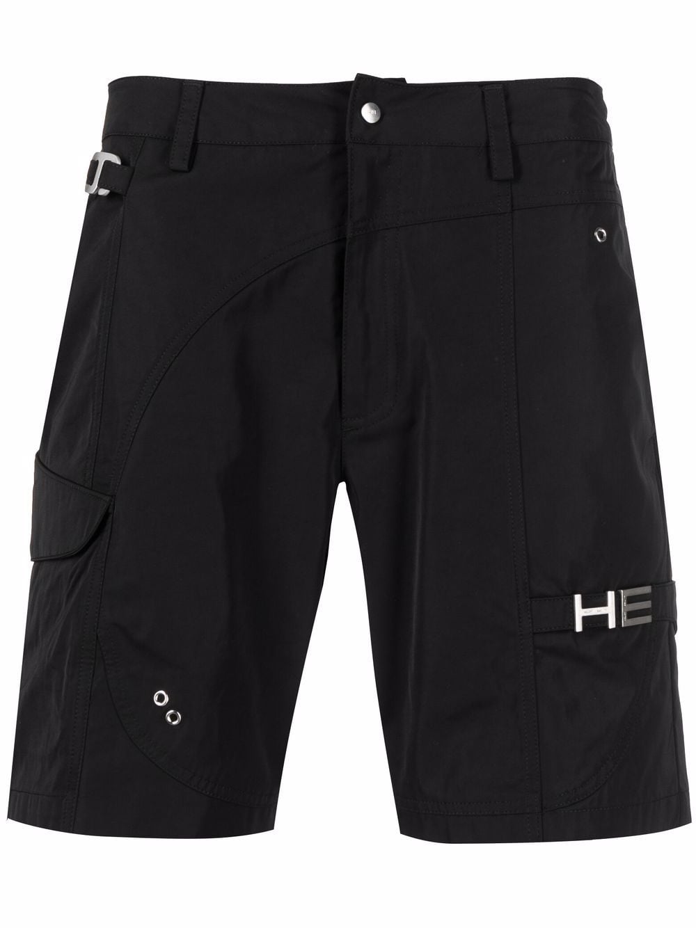 HELIOT EMIL Cargo-Shorts mit Logo - Schwarz von HELIOT EMIL