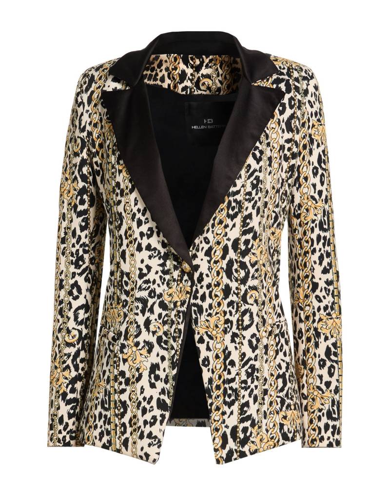 HELLEN BATTERR Blazer Damen Beige von HELLEN BATTERR