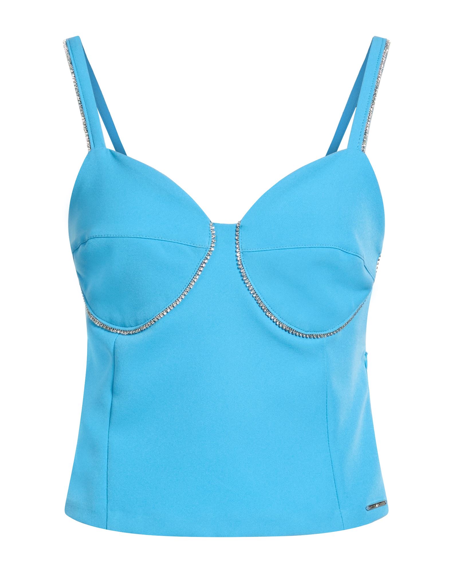 HELLEN BATTERR Top Damen Azurblau von HELLEN BATTERR