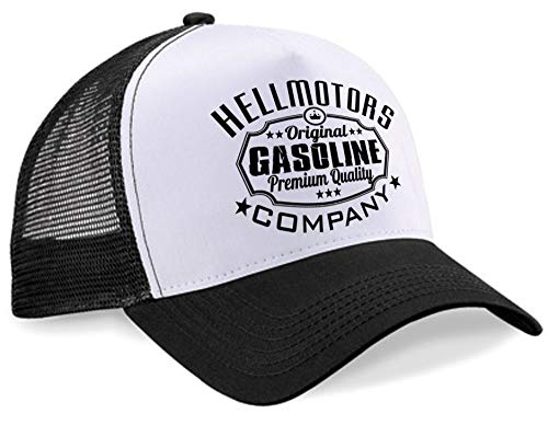 HELLMOTORS Gasoline Unisex Trucker Cap Oldschool Kappe von HELLMOTORS