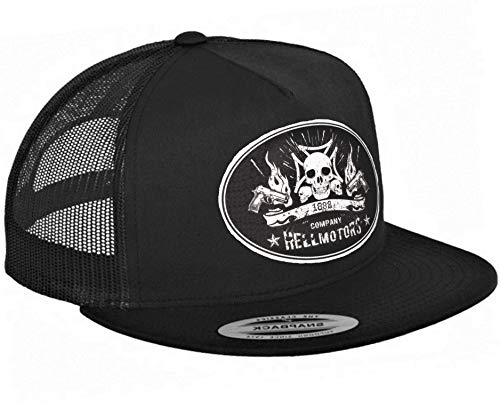 HELLMOTORS Snapback Cap Weapon Skull Flexfit Trucker Black Edition von HELLMOTORS