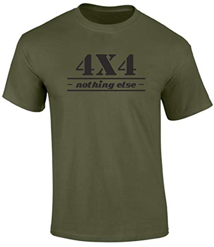 Herren T-Shirt 4 X 4 Nothing Else Offroad Truck V8 (XXL) von HELLMOTORS