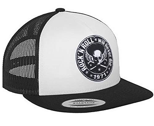 Rock n Roll Snapback Unisex Oldschool Kappe für Herren und Damen von HELLMOTORS