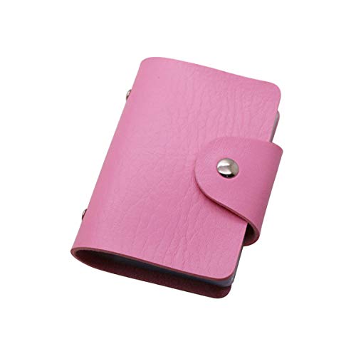 HELLOYOUNG Neue PU-Lederfunktion 24-Bit-Kartenetui Visitenkartenhalter Männer Frauen Kredit Passport Card Bag ID Passport Card Wallet (06) von HELLOYOUNG