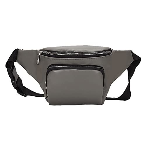 Unisex-Leder-Umhängetasche, lässige Umhängetaschen, Kettenbrusttasche, Outdoor-Sport, Umhängetasche, Hüfttasche (Farbe : B-01) von HELVES